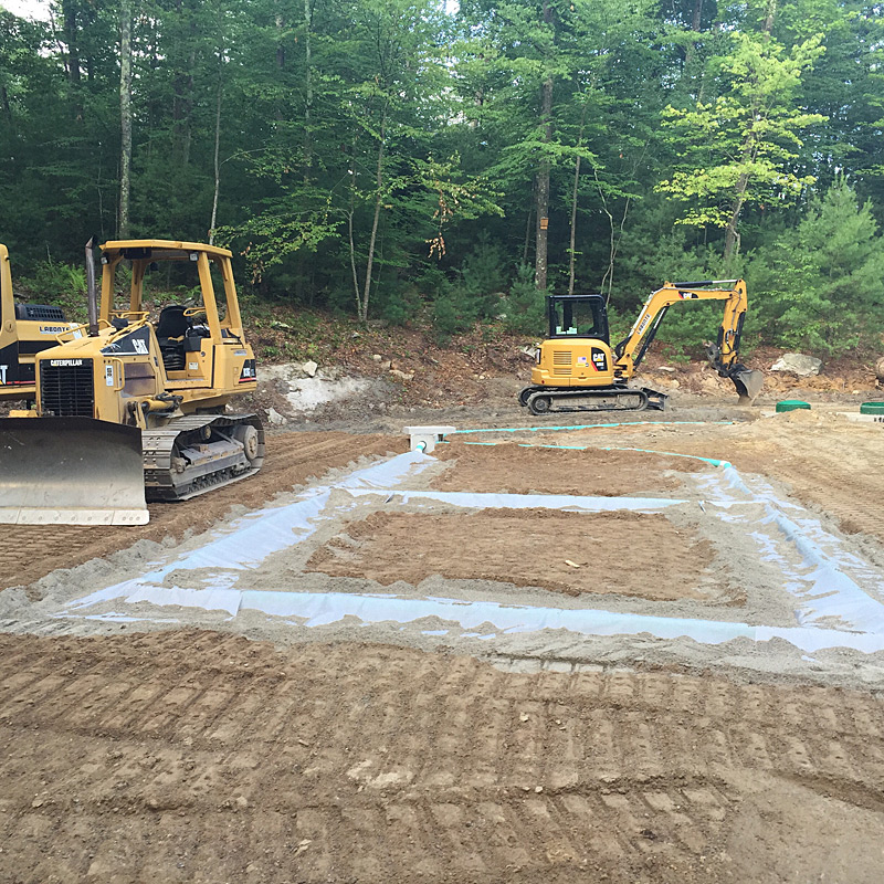 Septic system install